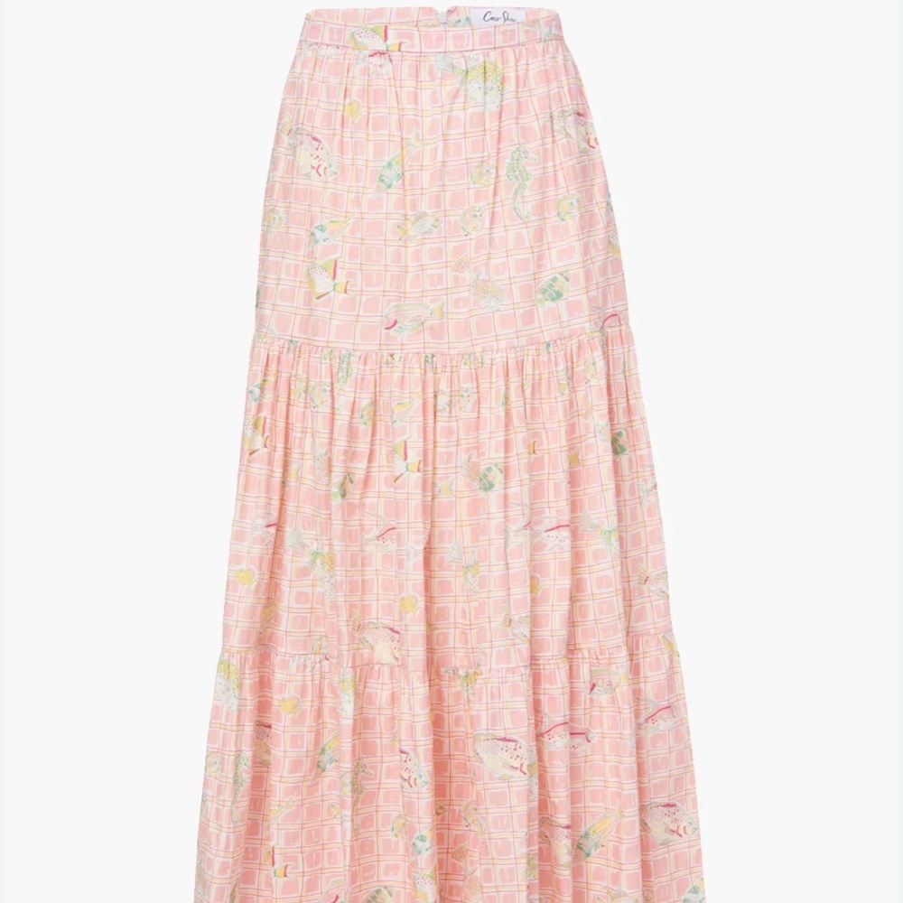 Coco Shop Skirt in Fishing Net print